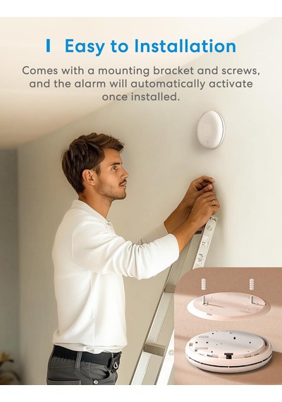 Meross Akıllı Duman Ve Karbonmonoksit Co Alarm Dedektörü Cs11