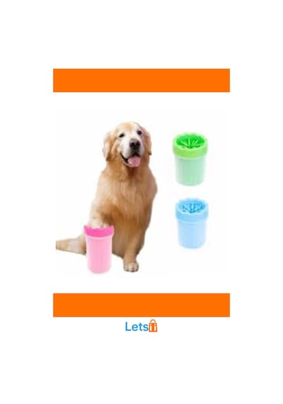 Yüksek Kaliteli Su Geçirmez Soft Gentle Köpek Pati Yıkama Aparatı