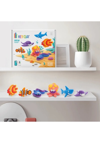 Hey Clay Yaratıcı Kil Seti - Ocean Çok  Renkli