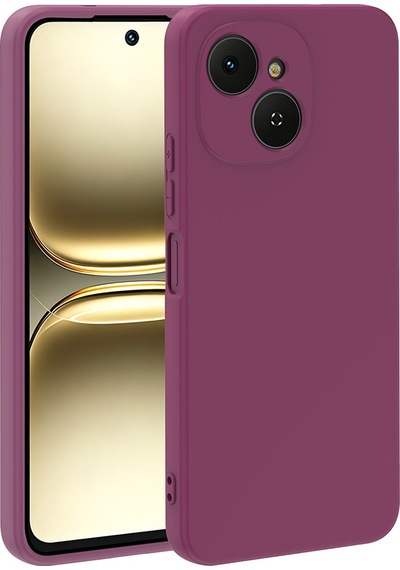 Tecno Spark 40c Kılıf Zore Mara Lansman Kapak - Koyu Mor