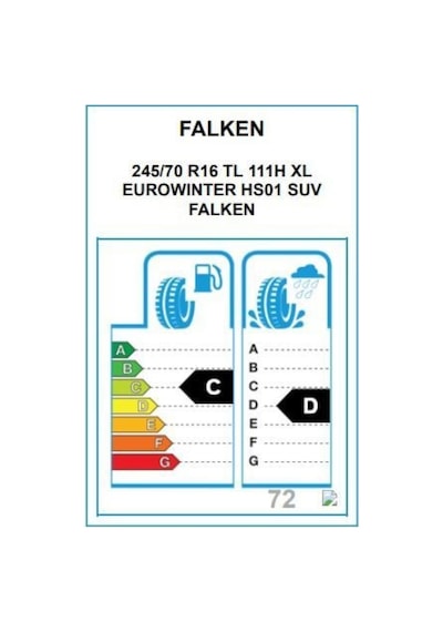 Falken 245/70 R16 111H Xl Hs01 Suv Kış Lastiği 2021