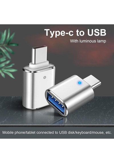 Kyrotech Usb C - Usb Adaptörü, Usb Type C - Usb 3.0 Adaptörü, Led Göstergeli, Dizüstü Bilgisaya