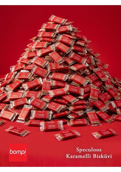 Bompi Karamelli Speculoos Tek Paketli Bisküvi 1300 G 245 Adet
