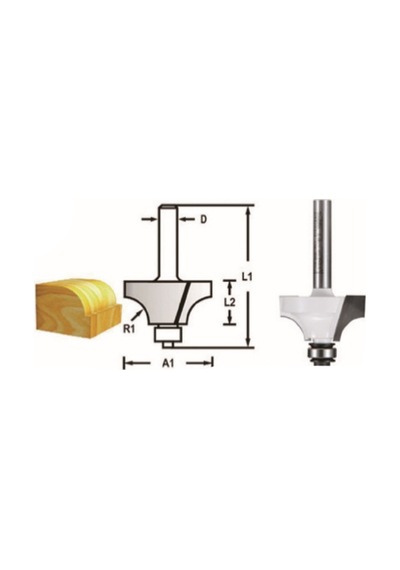 Freze Bıçağı 6x20.3 Mm