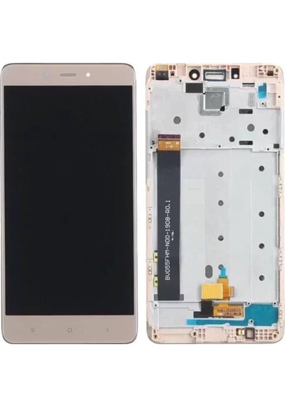 Xiaomi Uyumlu Redmi Note 4 Lcd Ekran Dokunmatik Gold Çıtalı Servis