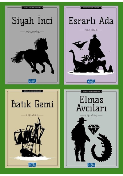 Ortaokul 5.ve 6.sınıflar İçin Dünya Çocuk Klasikleri Seti 3 4 Kitap