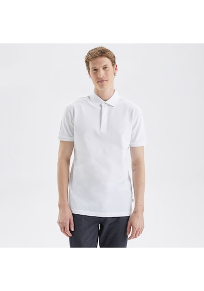 Nautica Nautıca Erkek Beyaz Slım Fıt Kısa Kollu Polo K35062T 1Bw Beyaz