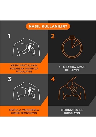 Men Tüy Dökücü Krem Erkeklere Özel, 2 X 200 Ml