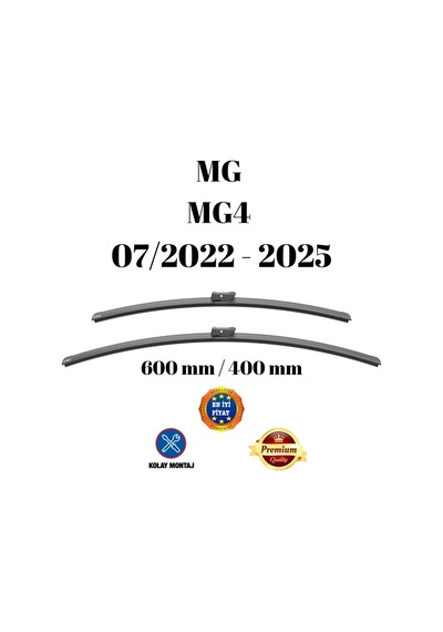 Mg Mg4 2022 2023 2024 2025 Uyumlu Ön Cam Silecek Süpürgesi Takımı 600/400mm Silbak Sb2416c