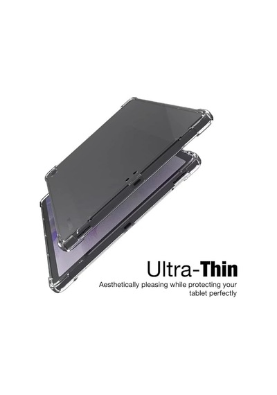 Samsung Galaxy Tab S9 Ultra Uyumlu Sm-x910 Kılıf Şeffaf Anti Şok Köşe Korumalı