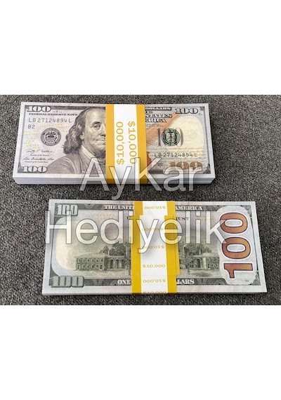 100 Adet Geçersiz Oyuncak Dizi Ve Film Çekimleri İçin Paralar 100 Dolar