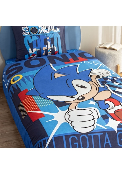 Taç Lisanslı Sonic Classic Pamuk Tek Kişilik Nevresim Takımı 000000001000049039 Çok Renkli