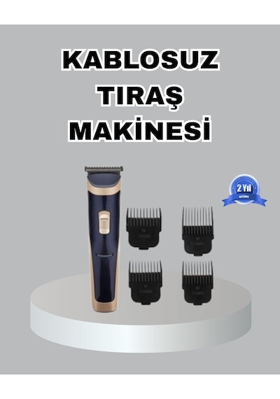 Northcity Kablosuz Sessiz Tıraş Makinesi 1-12mm Çelik Bıçaklı Unisex Model