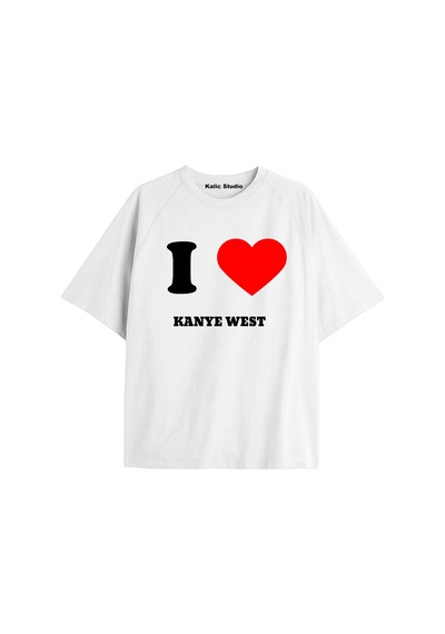 Kalic Studio Kanye West - T-shirt Beyazget82