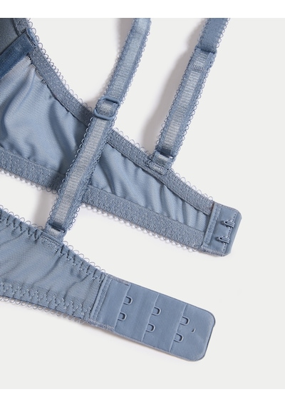 Marks & Spencer Dantelli Balenli Plunge Sütyen T33000318 Gri