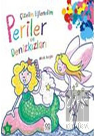 Çizelim Eğlenelim - Periler ve Denizkızları 1001 Çiçek Kitaplar  -  1001 Çiçek Kitaplar