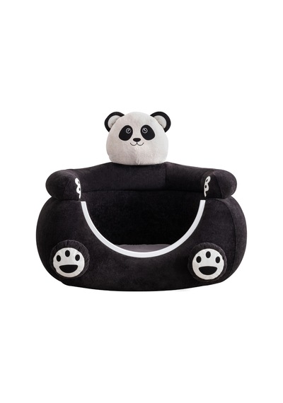 Beşik Panda Peluş Kumaşlı Hayvan Figürlü Beşik Renkli