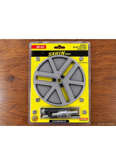 Şahin Tools Ayarlı Delik Testere Panç Seti 45-130 Mm Ayarlanabilir Panç Aparatı