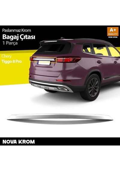 Chery Tiggo 8 Pro Krom Bagaj Çıtası 2022-2025