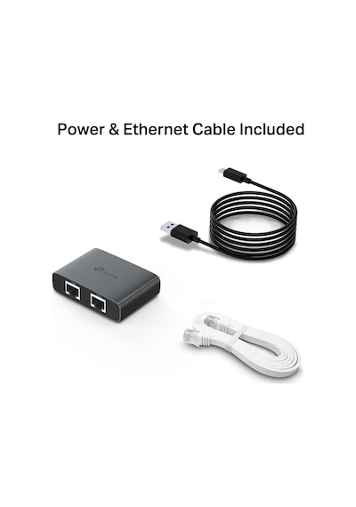 Eh310 1 E 3 Gigabit Ethernet Splitter 1000 Mbps Tak & Çalıştır 4 Adet Gigabit Port Alüminyum Kasa Cat 8/7/6/5e Uyumlu Usb-c Güç Destekli