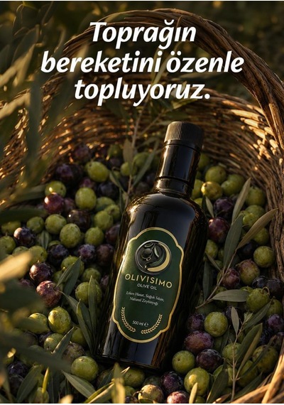Olivisimo Erken Hasat Soğuk Sıkım Natürel Sızma Zeytinyağı 500 Ml