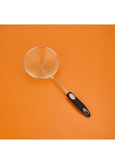 Kitchen Kızartma Kepçesi - Siyah - 39 Cm Renkli