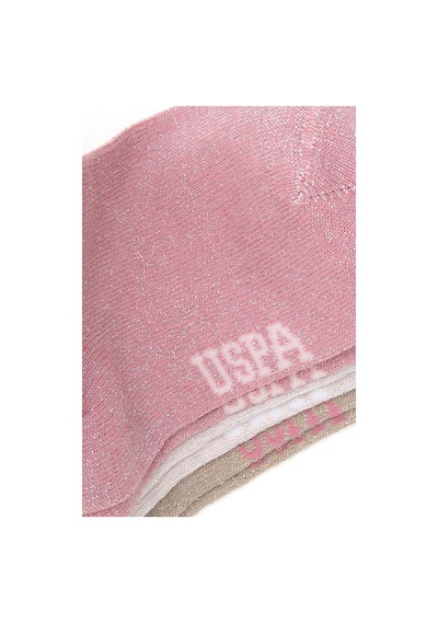 U.S. Polo Assn. U.s. Polo Assn. Kız Çocuk Çorap Patik 50318081-vr104 Koyu Frambuaz/dark Raspberry