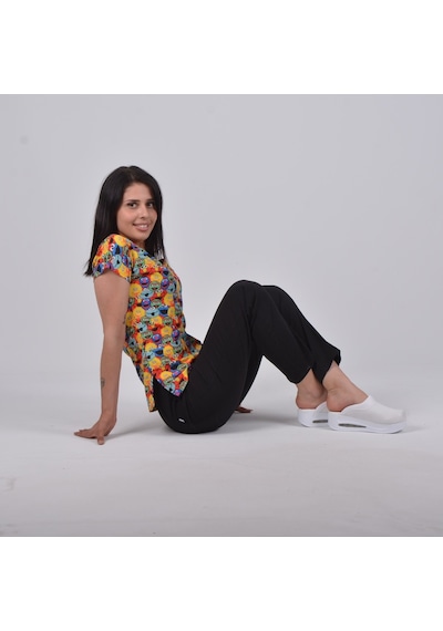 Susam Sokağı Desenli Likralı Alt Üst Takım