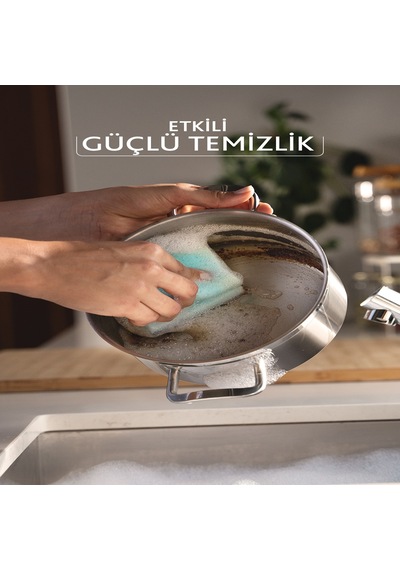 Vileda 2 Paket 3lü Pro Clean Düz Bulaşık Süngeri Vld0000000461