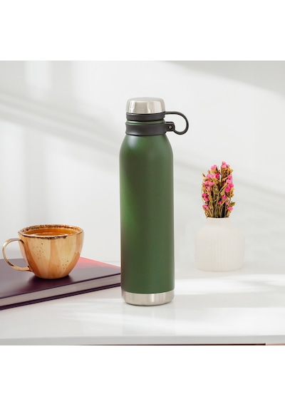Porsima Çift Katmanlı Ka-036 750 Ml Koyu Yeşil Çelik Termos