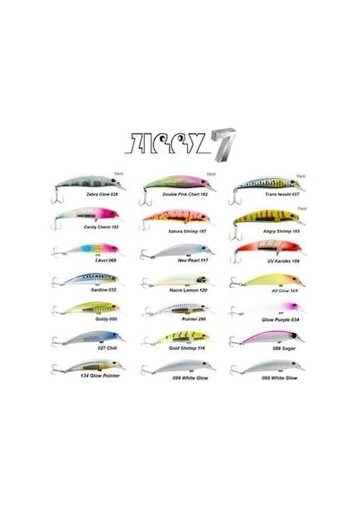 Fujin Ziggy7 70mm 9.6gr Sinking LRF Maket Balık 189 UV Karides