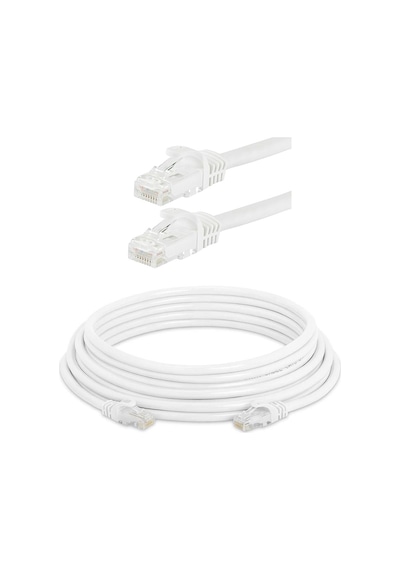 Cat6 Kablo Ethernet Internet Adsl Kablosu - Fabrikasyon 10 Metre