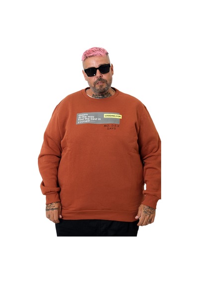 Mode Xl Erkek Sweat Bisiklet Mo...d.e.x Days U25801 Camel