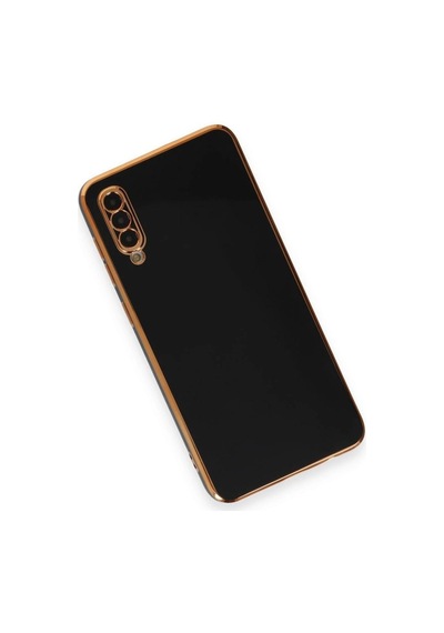 Samsung Samsung Uyumlu Galaxy A50 Kılıf Volet Silikon - Siyah