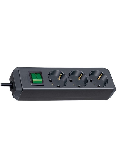 Brennenstuhl Eco-line 5 Metre 3 Soketli Ip20 Lisanslı Çocuk Korumalı Priz Antasit