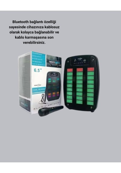 Bluetooth Hoparlör Kablosuz Bağlantı 2 Saat Müzik Süresi