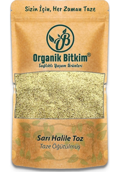 Organik Bitkim Toz Sarı Halile 1 KG