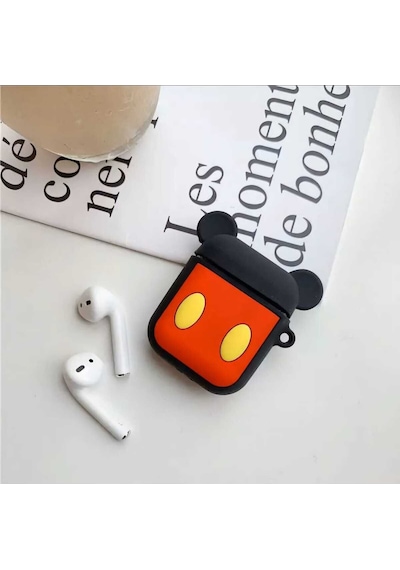 Apple Uyumlu iPhone 1/2. Nesil  Koruyucu Bluetooth Kulaklık Kılıfı Nokta Airpods 1/2. Nesil
