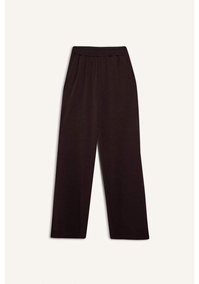 Defacto Wıde Leg Modal Pantolon F0998AX25AU Kahve