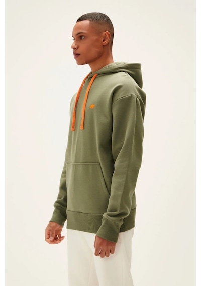 Bad Bear Blaze Erkek Haki Kapüşonlu Sweatshirt 220212037-THY Haki