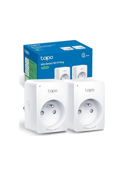 P100 2-pack , Akıllı Mini Wi-fi Soketi, Amazon Alexa Ve Google Home İle Çalışır, Uzaktan Kontrol, Cihaz Paylaşım