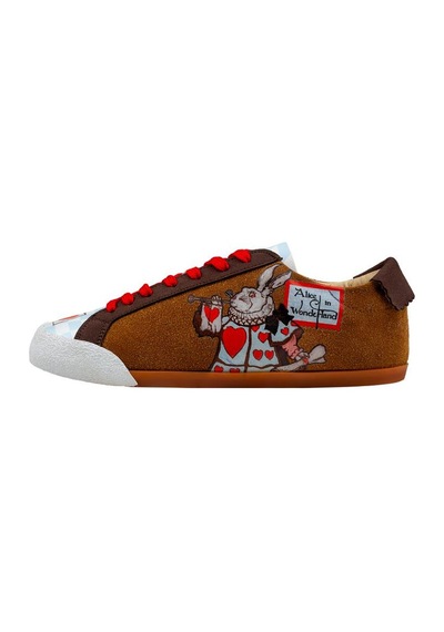 Kadın Vegan Deri Çok Renkli Sneakers - Alice İn Nowhere Tasarım