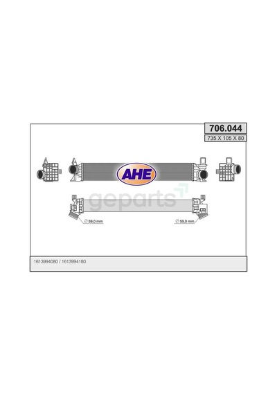 Turbo Radyatoru Boxer 4 / Jumper 4 / Ducato 2011