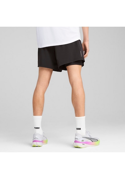Puma Velocıty Erkek 2si 1 Arada Koşu Şortu 526611 01 Siyah