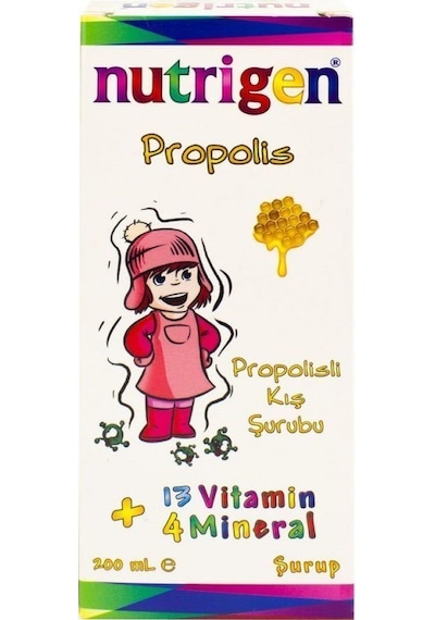 Nutrigen Propolis Böğürtlenli Şurup 200 ML