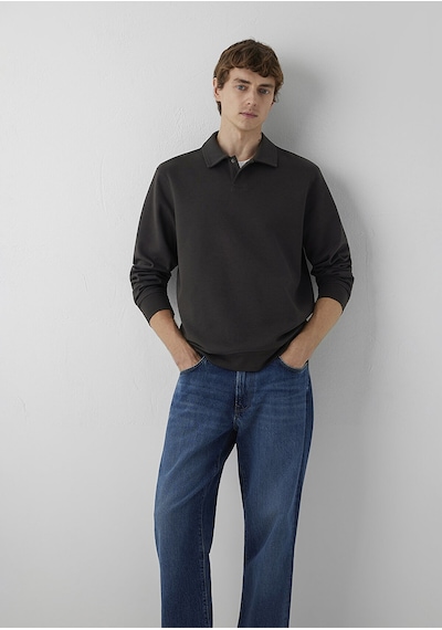 Mavi Polo Yaka Sweatshırt Espresso Kahverengi