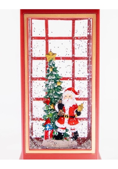 Noel Baba Çam Ağacı Işıklı Ve Müzikli Kar Küresi