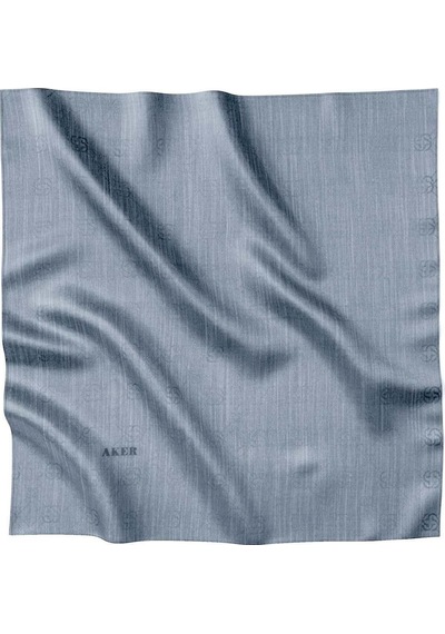 AKER Logolu İpek Koton Jakar Eşarp 7071976-933 - 95 X 95 / 974 974