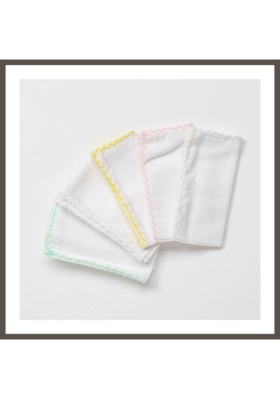 Bezos Ac24447 Basic 5'li Bebek Ağız Mendili 25x25 Cm Pink Renk: Pink Nxrlvng