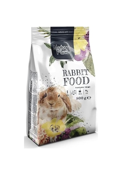Nature Plan Tavşan Yemi 800 Gr - 10 Adet
